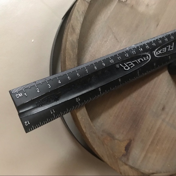 Two tier wood and metal tray - Picture 7 of 7